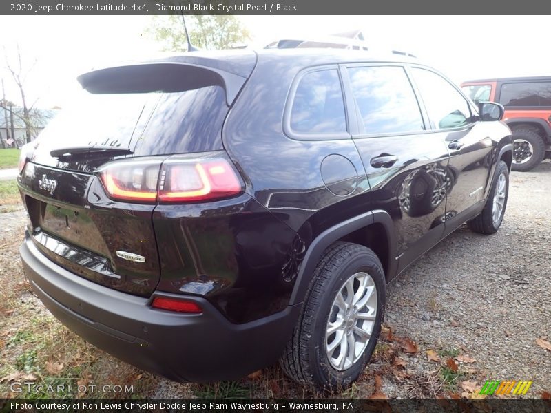 Diamond Black Crystal Pearl / Black 2020 Jeep Cherokee Latitude 4x4