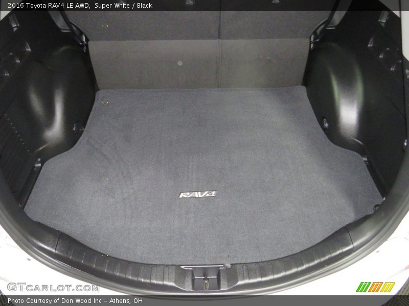 Super White / Black 2016 Toyota RAV4 LE AWD