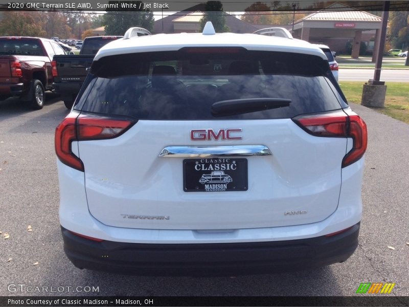 Summit White / Jet Black 2020 GMC Terrain SLE AWD