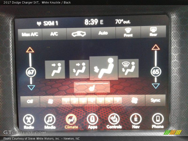 White Knuckle / Black 2017 Dodge Charger SXT