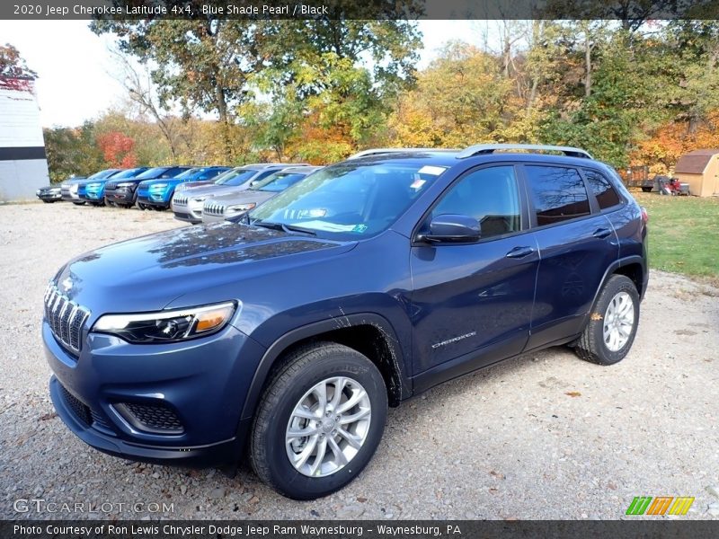 Blue Shade Pearl / Black 2020 Jeep Cherokee Latitude 4x4