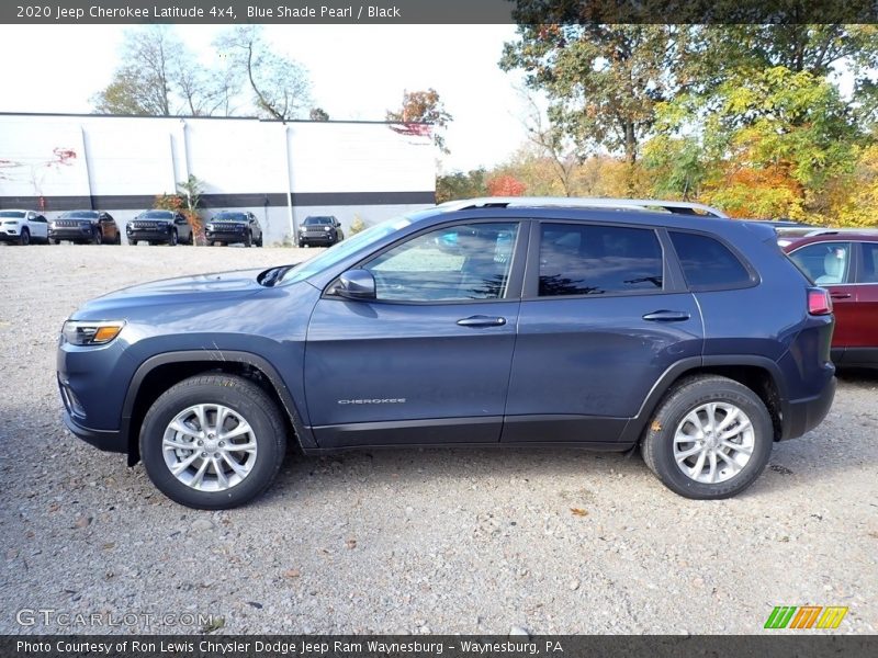 Blue Shade Pearl / Black 2020 Jeep Cherokee Latitude 4x4