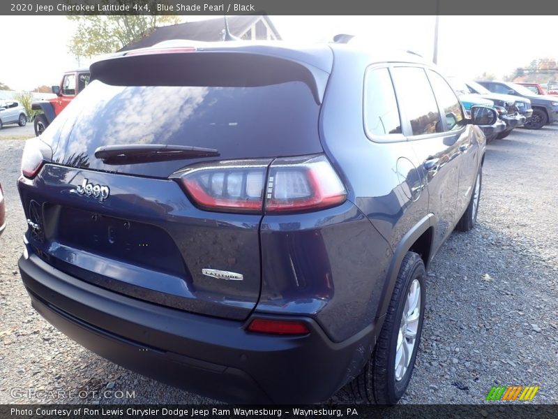 Blue Shade Pearl / Black 2020 Jeep Cherokee Latitude 4x4
