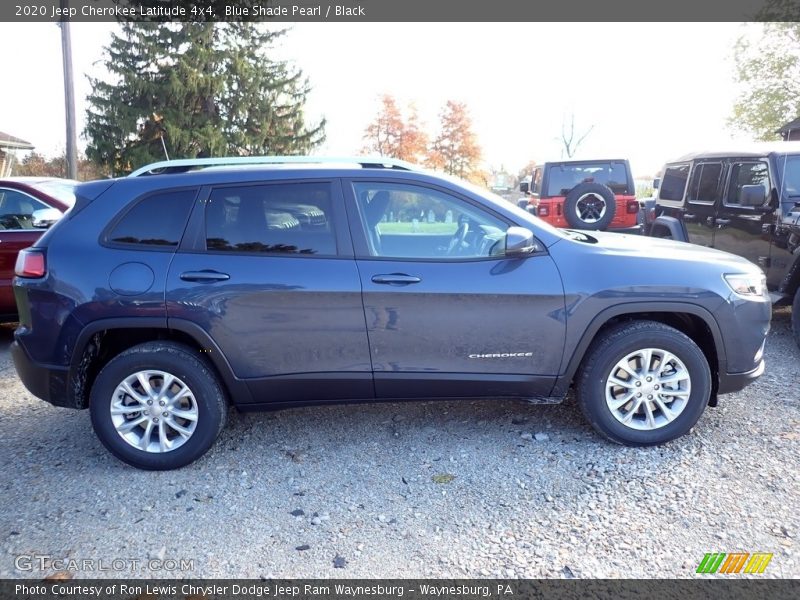 Blue Shade Pearl / Black 2020 Jeep Cherokee Latitude 4x4