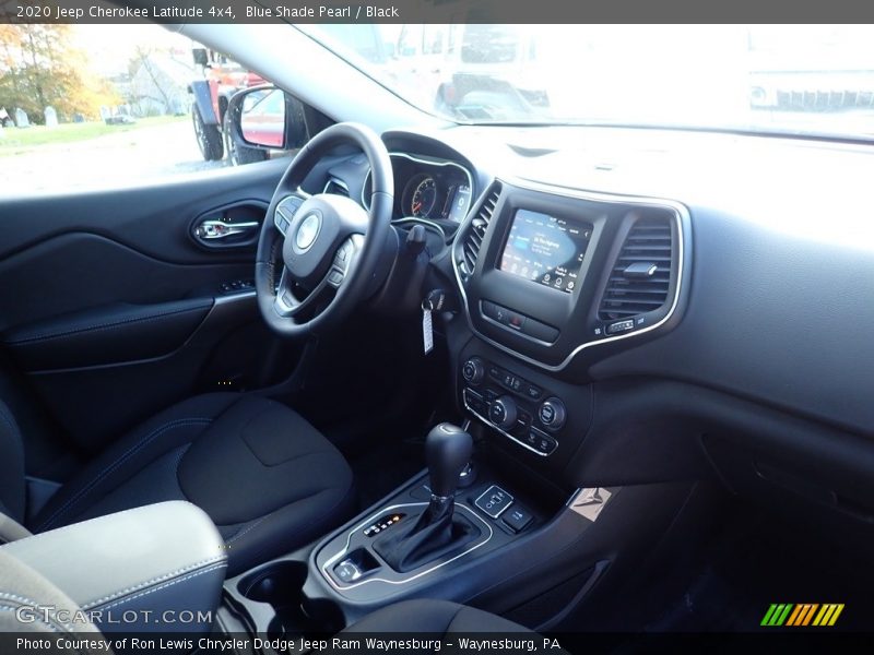 Blue Shade Pearl / Black 2020 Jeep Cherokee Latitude 4x4