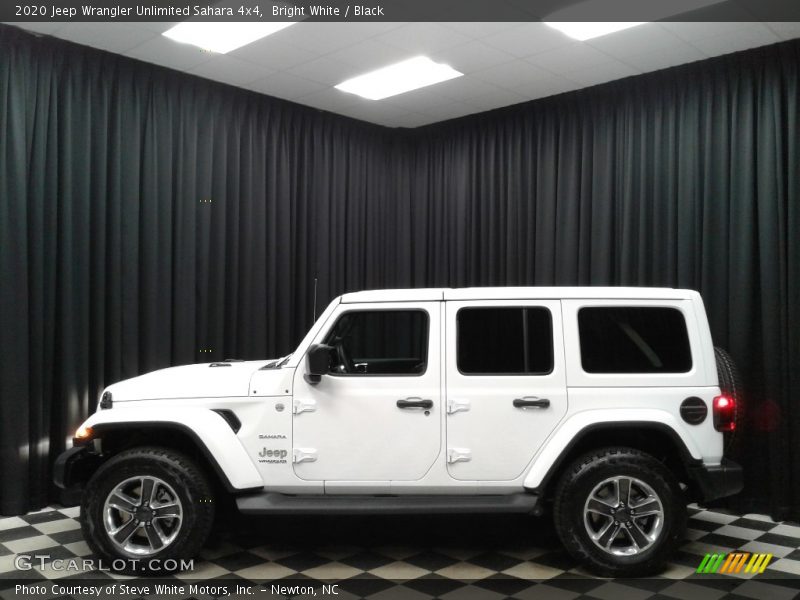Bright White / Black 2020 Jeep Wrangler Unlimited Sahara 4x4