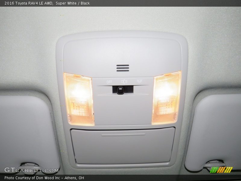 Super White / Black 2016 Toyota RAV4 LE AWD