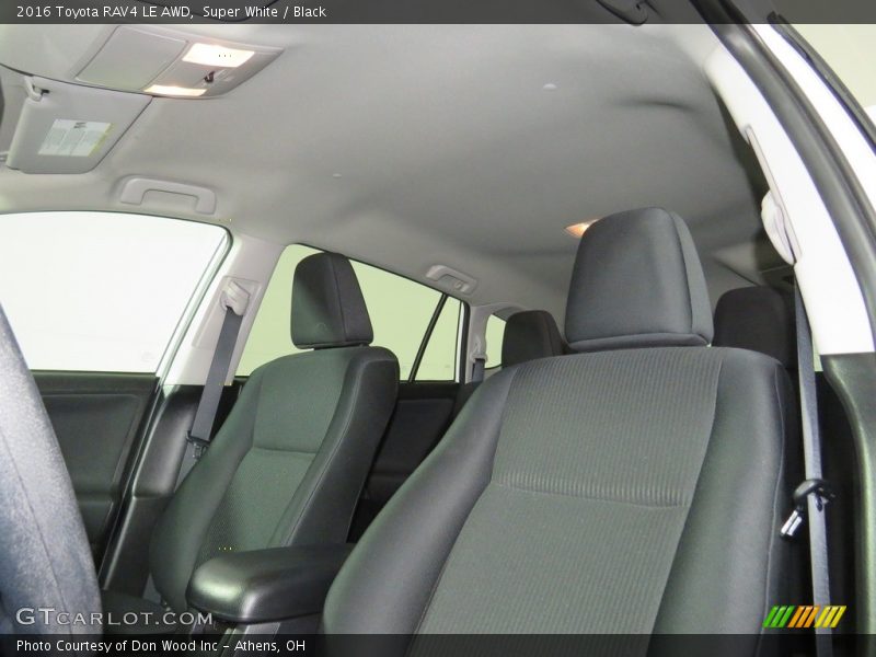 Super White / Black 2016 Toyota RAV4 LE AWD