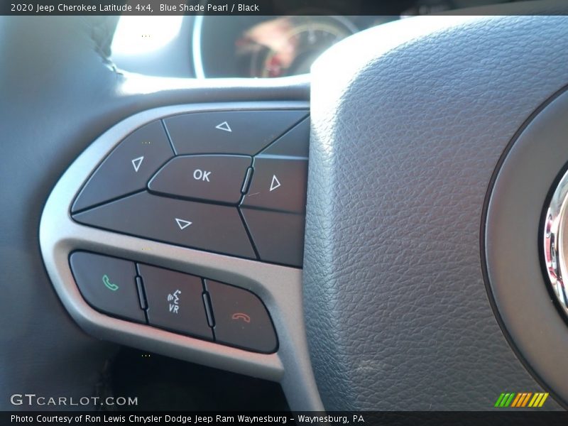 Blue Shade Pearl / Black 2020 Jeep Cherokee Latitude 4x4
