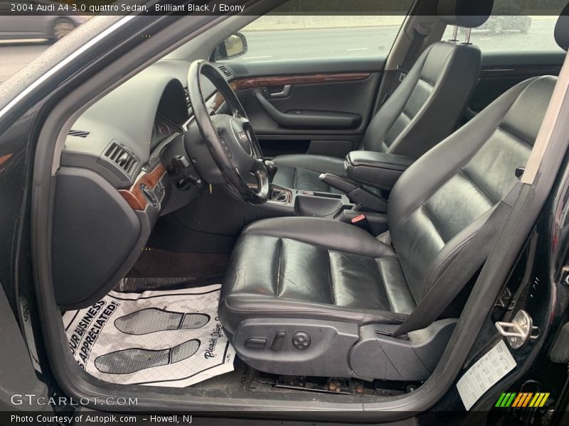 Brilliant Black / Ebony 2004 Audi A4 3.0 quattro Sedan
