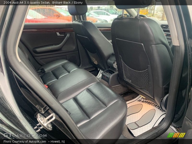 Brilliant Black / Ebony 2004 Audi A4 3.0 quattro Sedan
