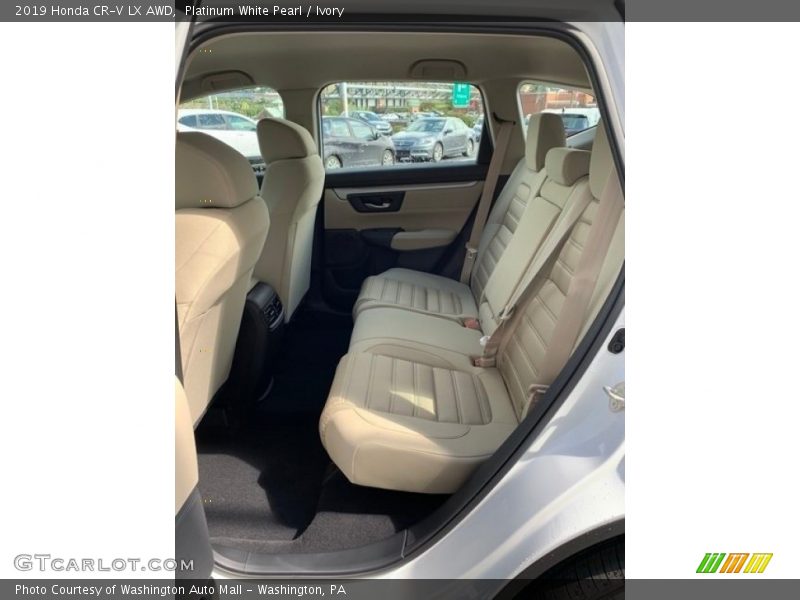 Platinum White Pearl / Ivory 2019 Honda CR-V LX AWD