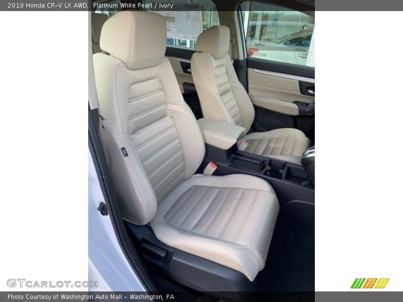 Platinum White Pearl / Ivory 2019 Honda CR-V LX AWD