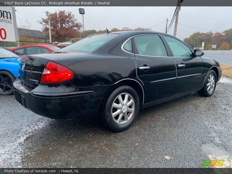 Midnight Amethyst Metallic / Neutral 2007 Buick LaCrosse CX