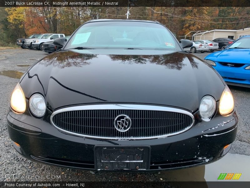 Midnight Amethyst Metallic / Neutral 2007 Buick LaCrosse CX