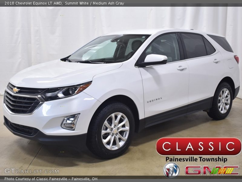 Summit White / Medium Ash Gray 2018 Chevrolet Equinox LT AWD