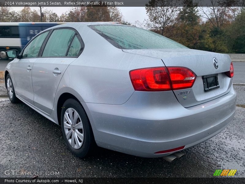 Reflex Silver Metallic / Titan Black 2014 Volkswagen Jetta S Sedan