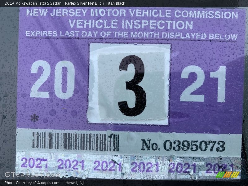 Reflex Silver Metallic / Titan Black 2014 Volkswagen Jetta S Sedan