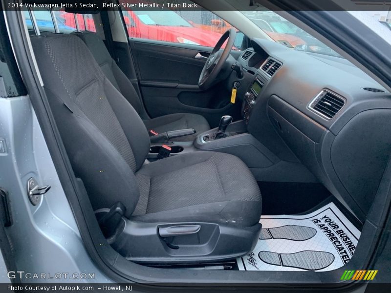 Reflex Silver Metallic / Titan Black 2014 Volkswagen Jetta S Sedan