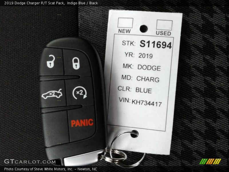 Indigo Blue / Black 2019 Dodge Charger R/T Scat Pack