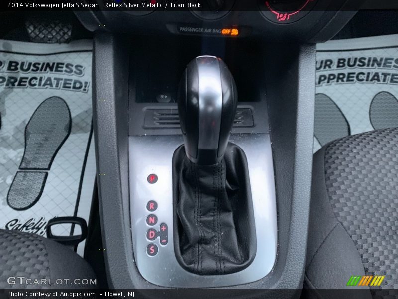 Reflex Silver Metallic / Titan Black 2014 Volkswagen Jetta S Sedan