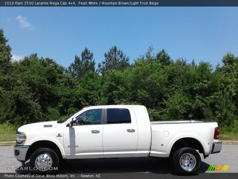  2019 3500 Laramie Mega Cab 4x4 Pearl White