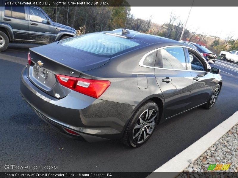 Nightfall Gray Metallic / Jet Black 2017 Chevrolet Malibu LT