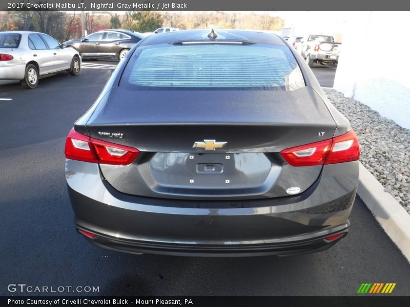 Nightfall Gray Metallic / Jet Black 2017 Chevrolet Malibu LT