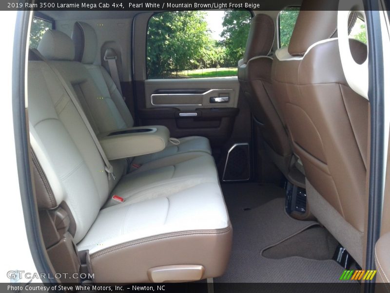 Rear Seat of 2019 3500 Laramie Mega Cab 4x4