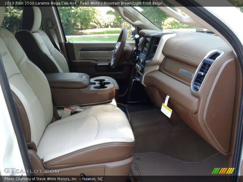 Front Seat of 2019 3500 Laramie Mega Cab 4x4