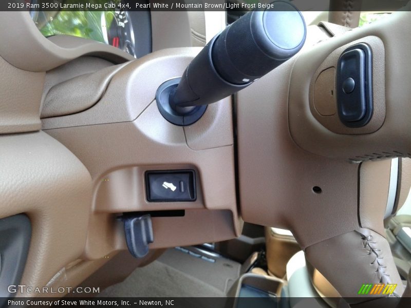 Controls of 2019 3500 Laramie Mega Cab 4x4