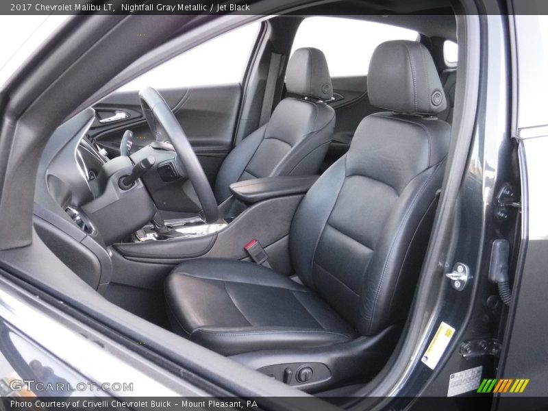 Nightfall Gray Metallic / Jet Black 2017 Chevrolet Malibu LT