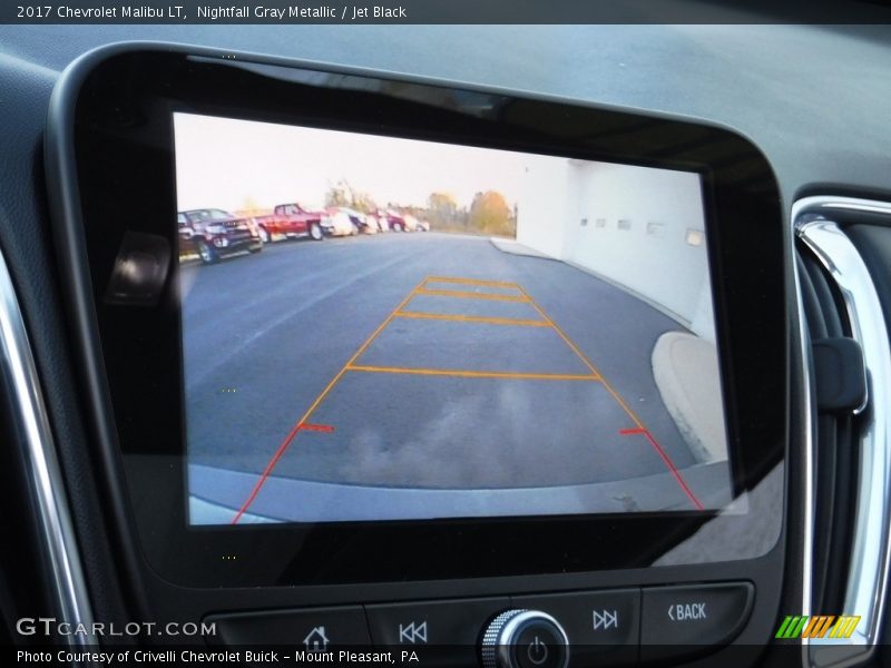Nightfall Gray Metallic / Jet Black 2017 Chevrolet Malibu LT