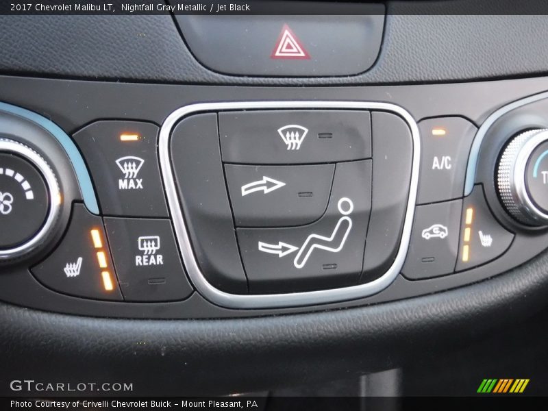 Nightfall Gray Metallic / Jet Black 2017 Chevrolet Malibu LT