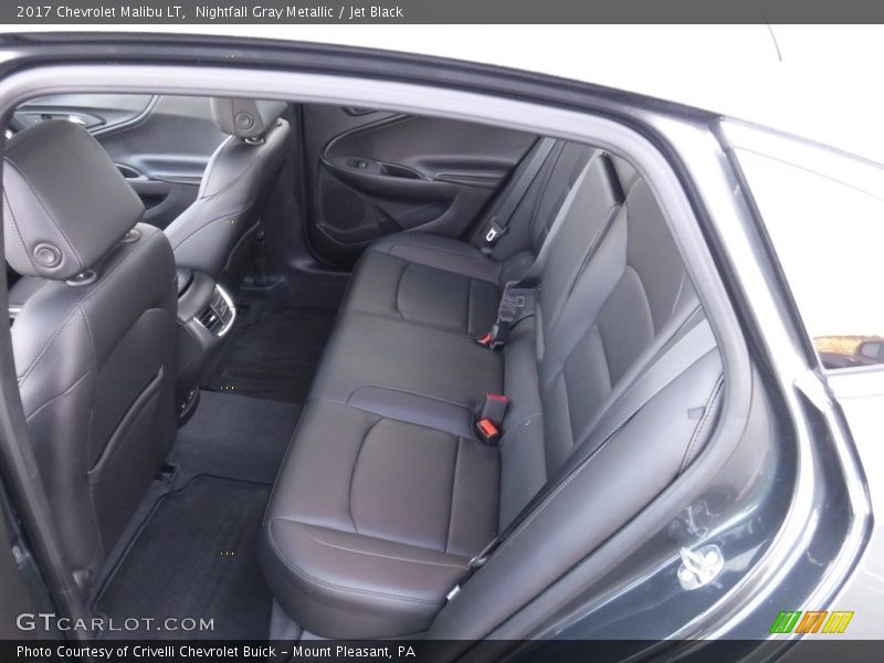 Nightfall Gray Metallic / Jet Black 2017 Chevrolet Malibu LT