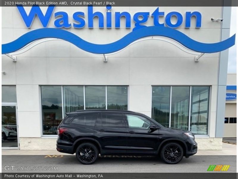 Crystal Black Pearl / Black 2020 Honda Pilot Black Edition AWD