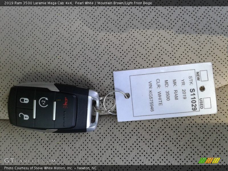 Keys of 2019 3500 Laramie Mega Cab 4x4