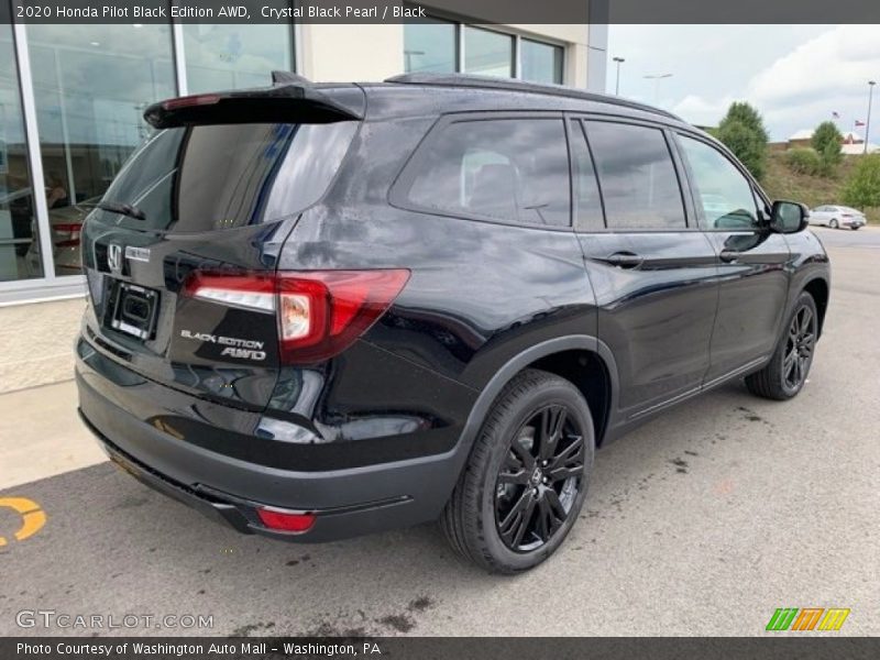 Crystal Black Pearl / Black 2020 Honda Pilot Black Edition AWD