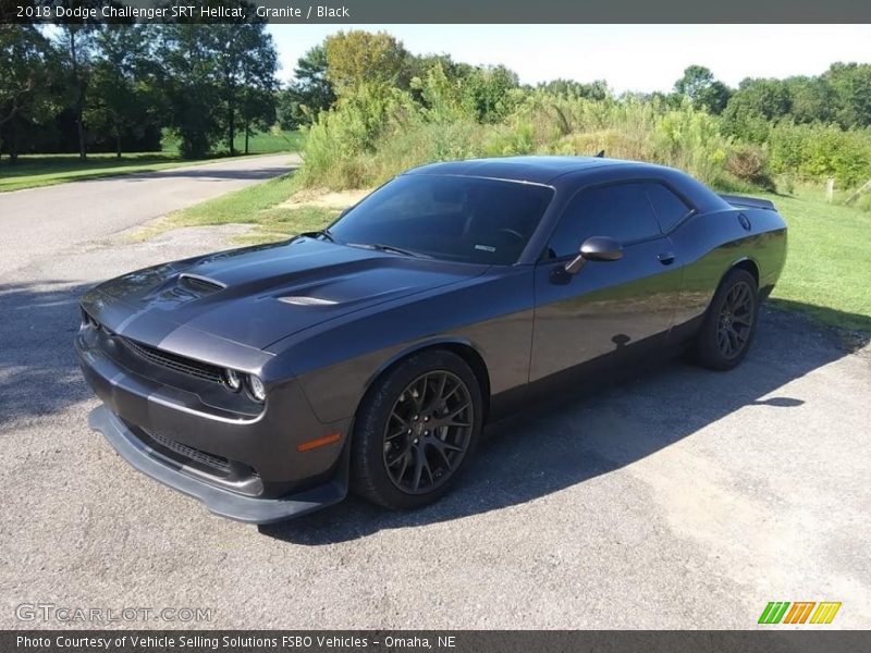 Granite / Black 2018 Dodge Challenger SRT Hellcat