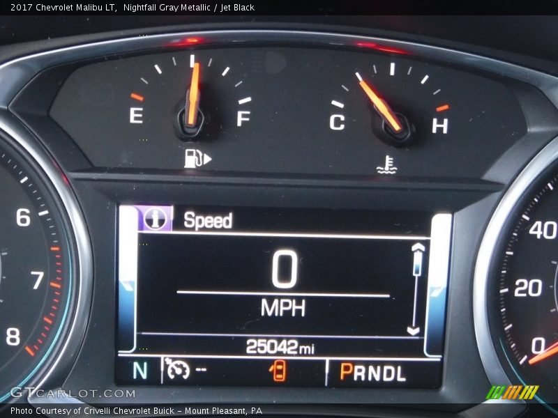 Nightfall Gray Metallic / Jet Black 2017 Chevrolet Malibu LT