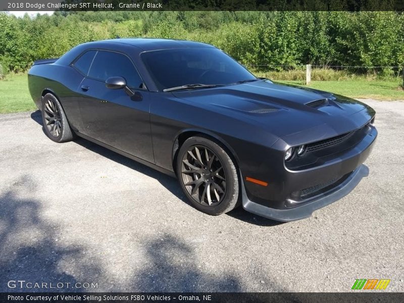 Front 3/4 View of 2018 Challenger SRT Hellcat