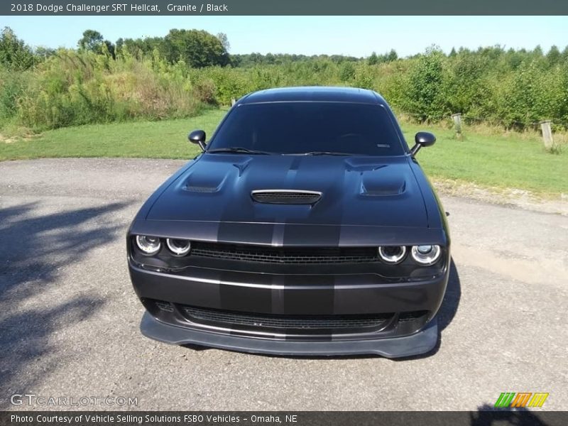 Granite / Black 2018 Dodge Challenger SRT Hellcat