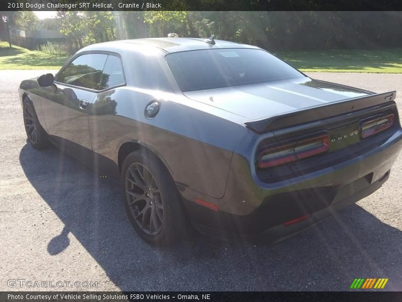 Granite / Black 2018 Dodge Challenger SRT Hellcat