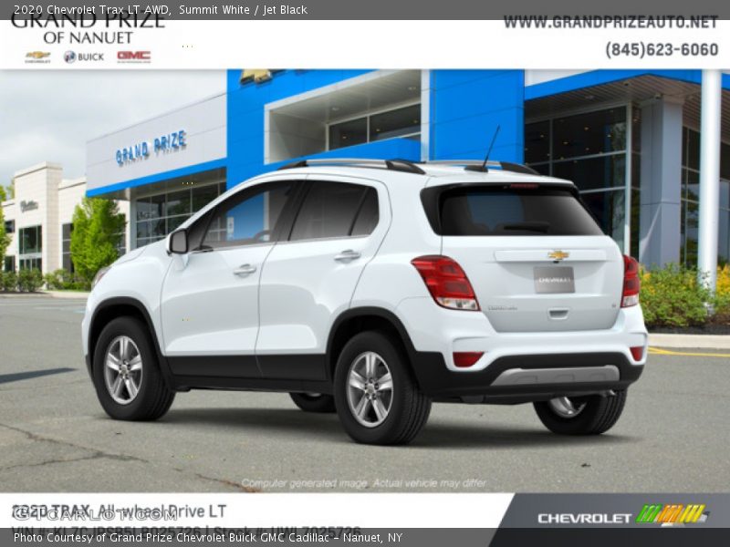 Summit White / Jet Black 2020 Chevrolet Trax LT AWD