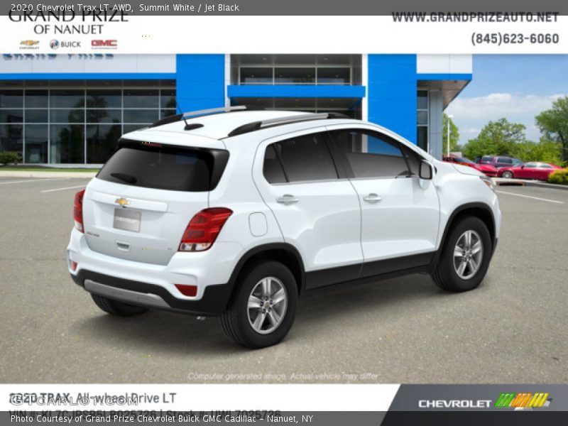 Summit White / Jet Black 2020 Chevrolet Trax LT AWD