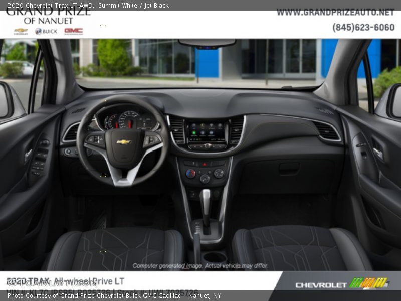 Summit White / Jet Black 2020 Chevrolet Trax LT AWD