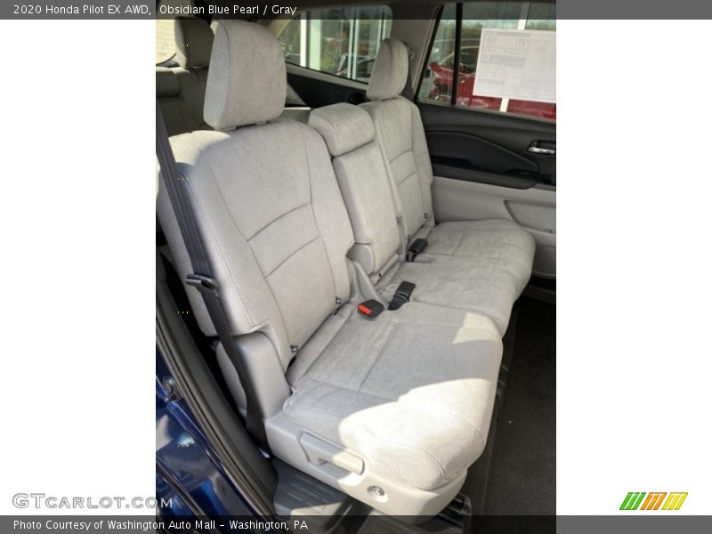Obsidian Blue Pearl / Gray 2020 Honda Pilot EX AWD