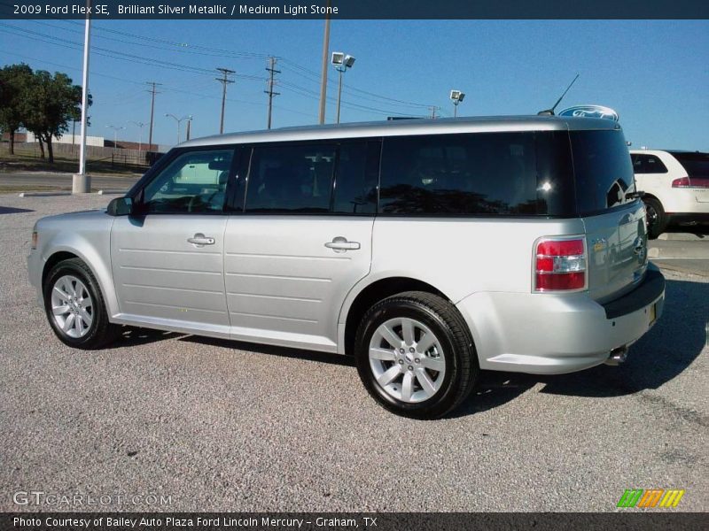 Brilliant Silver Metallic / Medium Light Stone 2009 Ford Flex SE