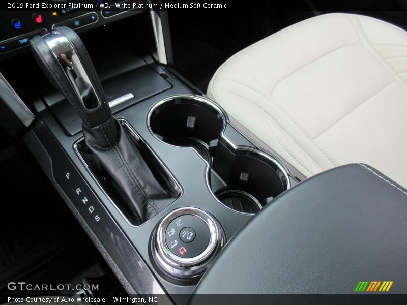 White Platinum / Medium Soft Ceramic 2019 Ford Explorer Platinum 4WD