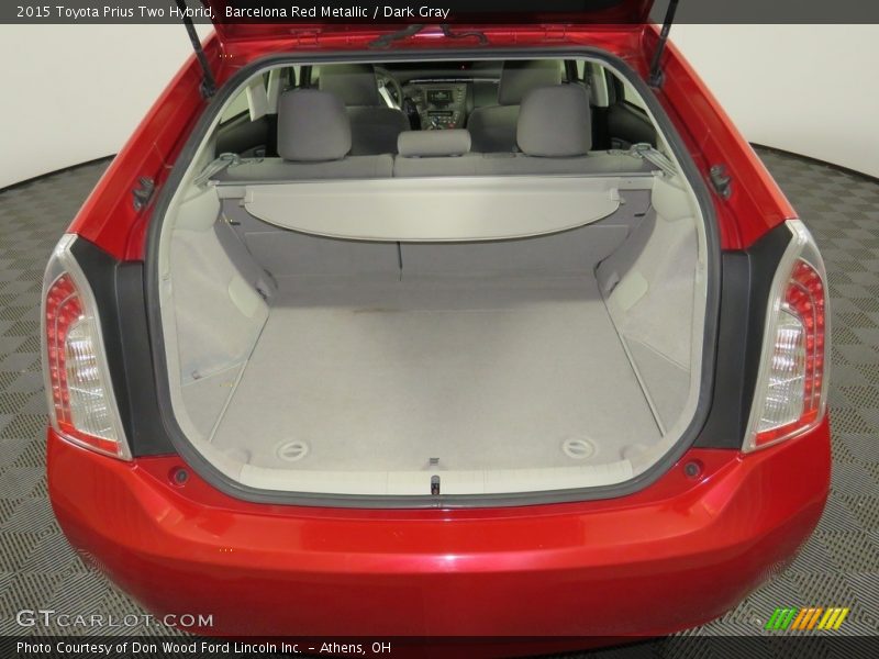 Barcelona Red Metallic / Dark Gray 2015 Toyota Prius Two Hybrid